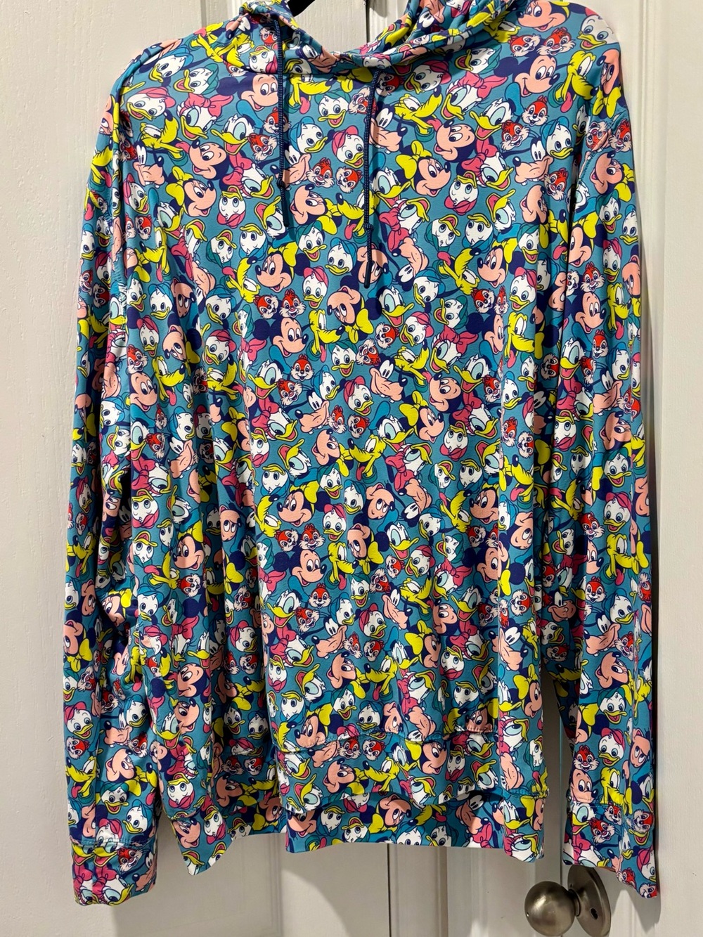 RSVLTS, EUC. Disney multi color Multi-Character performance Hoodie